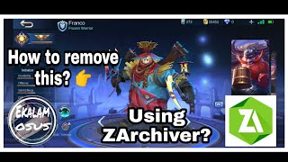 How to remove AG INJECTOR skin without clearing data | USING ZARCHIVER screenshot 2