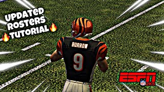 Updated Rosters Tutorial For NFL2K5 (PCXS2) on Xbox Series X Tutorial🔥