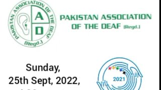 International week of the deaf people. Title: Deaf Leadership for tomorrow