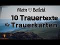 Mein Beileid | 10 Trauertexte für Trauerkarten (mit Musik) #trauersprüche  #trauer #abschied #trost Mp3 Song