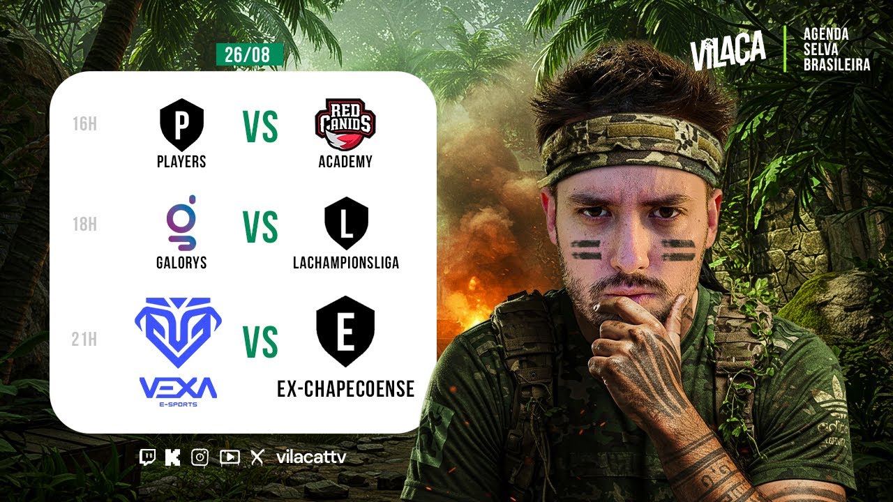 VEXA vs. Ex-Chape | Liga Gamers Club | Série B