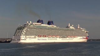 Azura, Queen Mary 2, Queen Victoria, Britannia repatriation special cruise to Weymouth