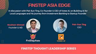 Building AI for Local Languages and his journey from Investment Banking to Startup Founder