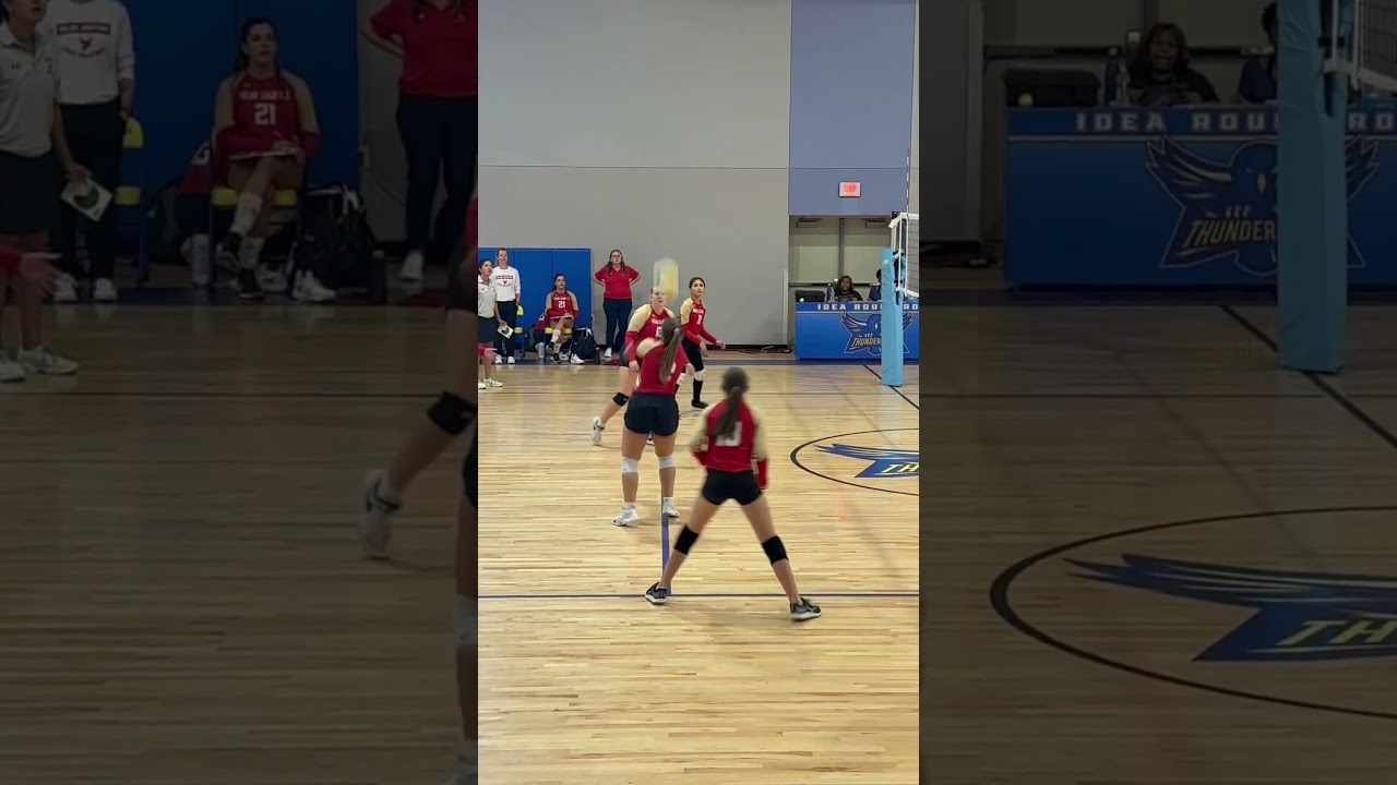 Stella is a contributor! Put points on the board at her last volleyball game against IDEA Round Rock
