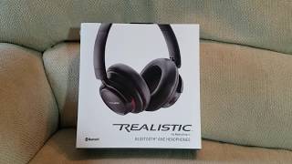 RadioShack Realistic Headphones (With Bluetooth and Active Noise Cancellation) Short Review!