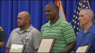 Polk Sheriff celebrates three men who helped deputy