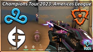 Cloud9 vs EG All Maps | Valorant Champions Tour 2023: Americas League