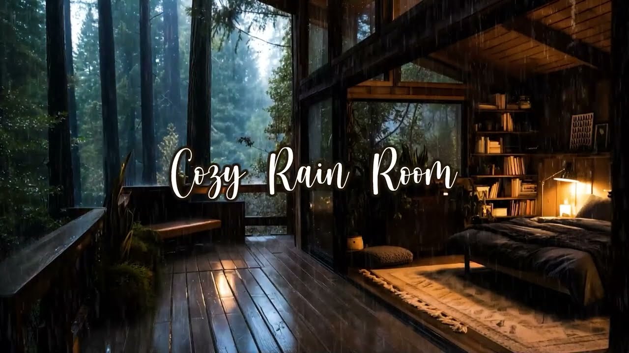 🌲Peaceful Forest Rain for Overthinking and Exhaustion Before Bed – Sleep Better Tonight