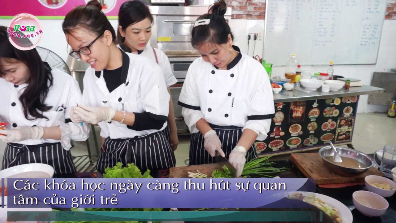 Học Nấu Ăn Chuyên Nghiệp Dành Cho Người Mới Vào Bếp tại Rosa Biên Hòa - youtube