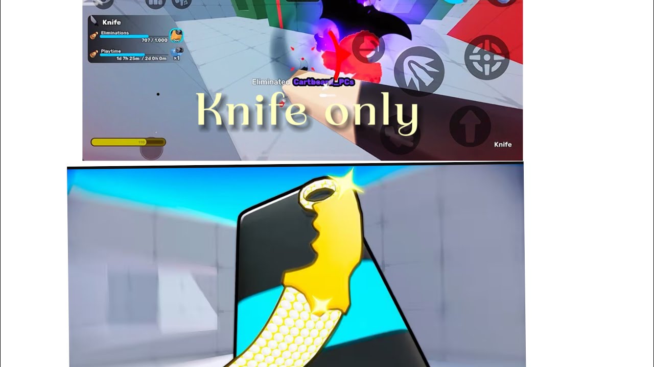 Normal Knife Rivals Knife only rivals mobile gameplay - YouTube