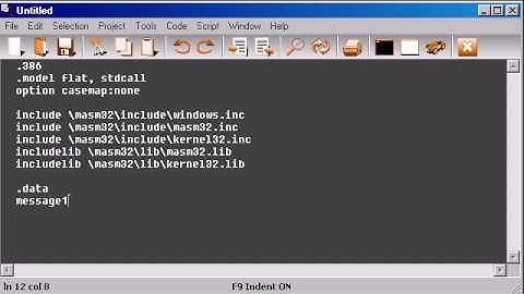 Programming: Windows 32 assembly language - Example 2