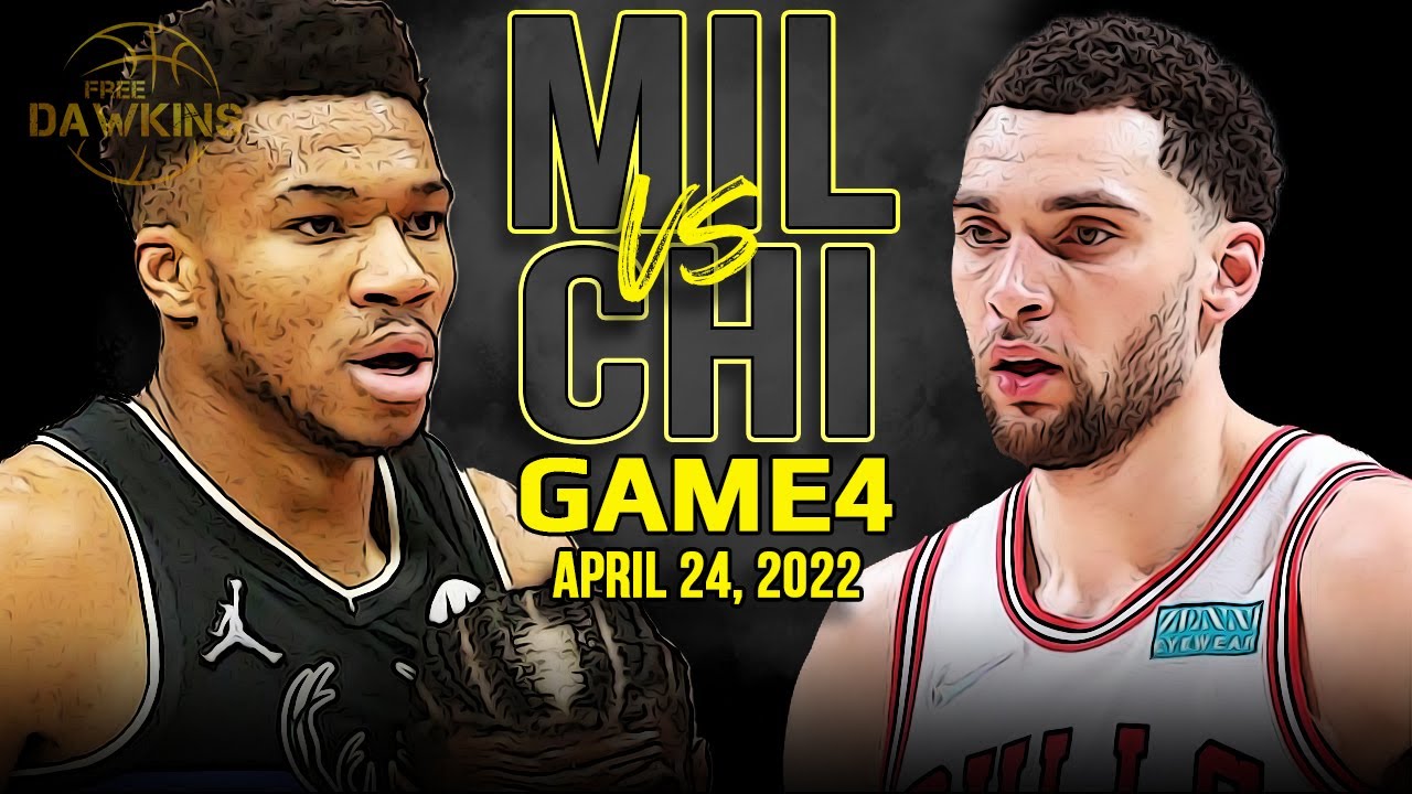 Milwaukee Bucks vs Chicago Bulls Game 4 Full Highlights | 2022 ECR1 | FreeDawkins