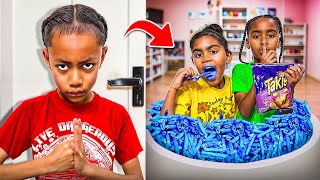 SIBLINGS STEAL BIG BROTHER TAKIS | INSTANTLY REGRETS IT