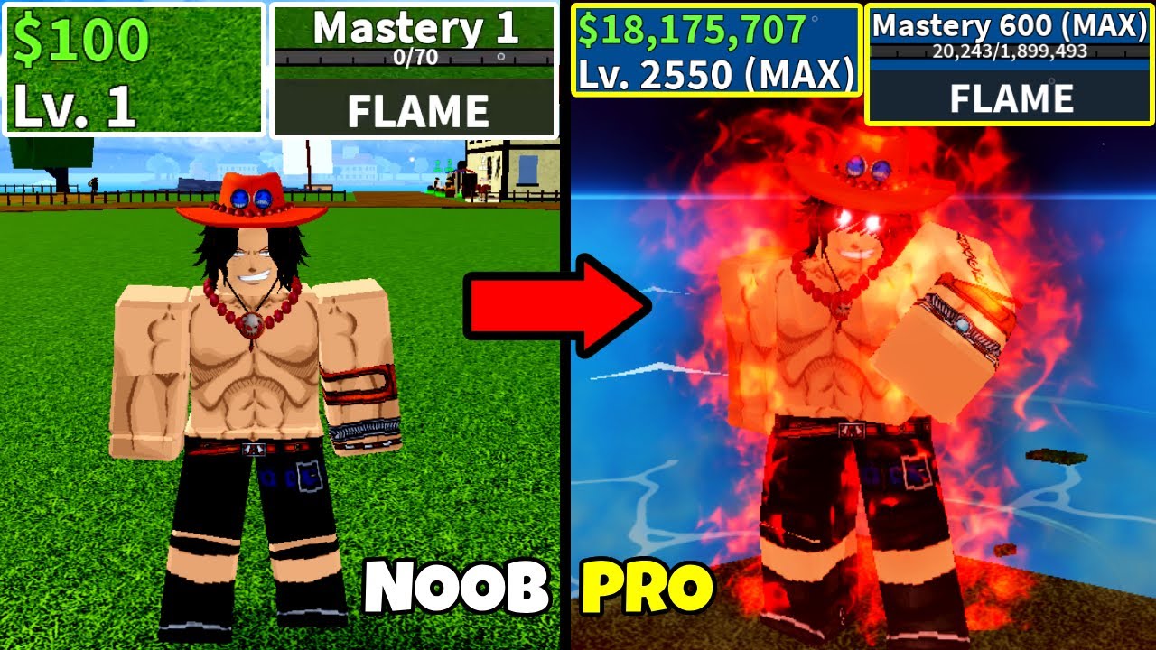 Noob to Pro Using Human RACE V4(Awakened) Bloxfruits 