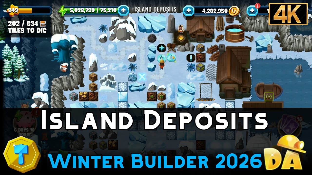 Island Deposits | Winter Builder 2026 | Diggy's Adventure