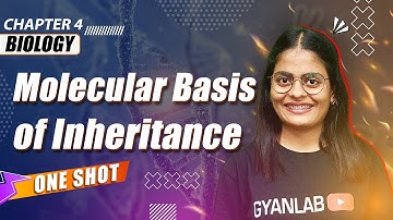 One Shot Lecture | Chp - 4 | Molecular Basis of Inheritance | Gyanlab | Anjali Patel #oneshotlecture
