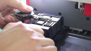 How to copy a Toyota TOY43 key on SEC E9 E9 Pro Automatic Key Cutting Machine （Next generation touch