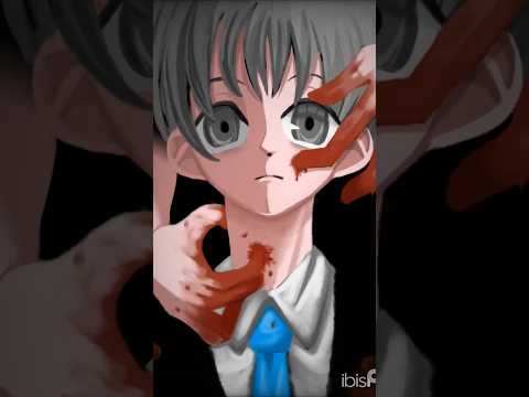 「染まる」#厚塗り #イラストメイキング  #血  #illustration