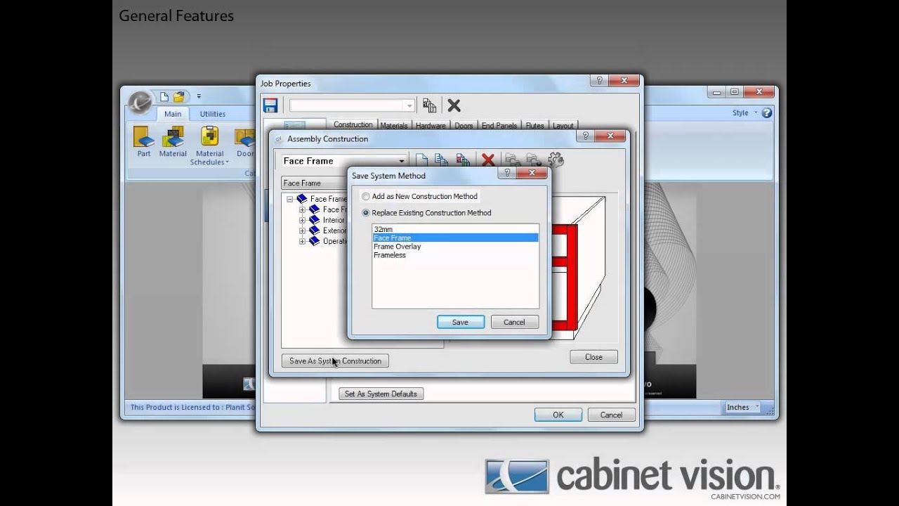 Cabinet Vision 2012 R2 General Features Youtube