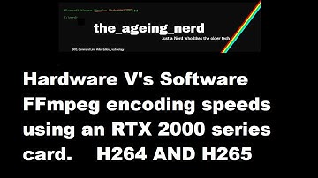 hardware vs Software ffmpeg encoding