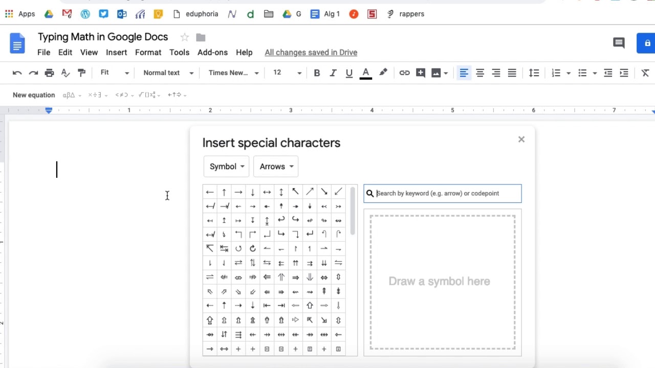 Google Docs – When Math Happens