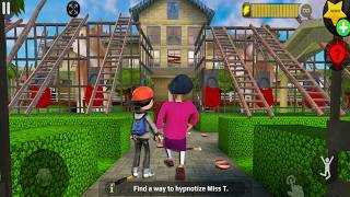 Scary Teacher 3d  Troll Miss T So Many Ladder And Trapsmod Menu Gameplay Part 6146scaryteacher3d