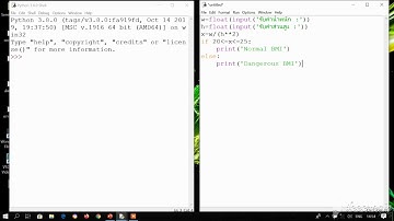 การใช้โปรแกรม Python ด้วยคำสั่ง if