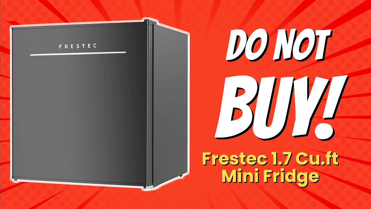 Frestec 1.7 Cu.ft Mini Fridge 🤔 | 9 Reasons NOT to Buy!