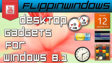 Windows 8.1 | Add Back Desktop Gadgets