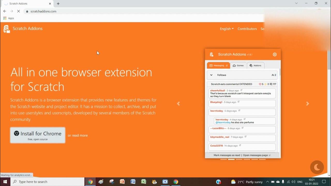 How to Install Scratch Addons. YouTube