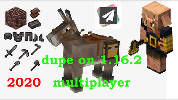 How to Dupe on Minecraft 1.16.2 Paper Multiplayer Servers (Java) *Working Method 2020*