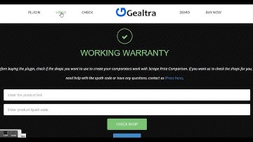 Create and install price comparison a website