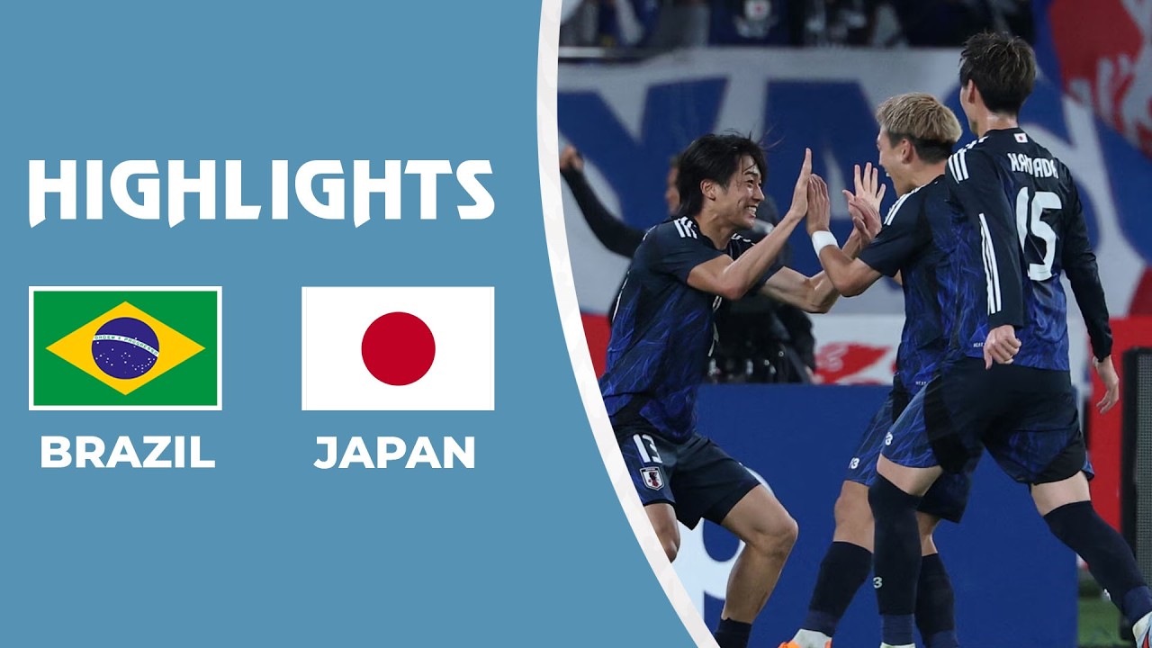 Highlights Brazil vs Japan | An Unforgettable Goal-for-Goal Battle