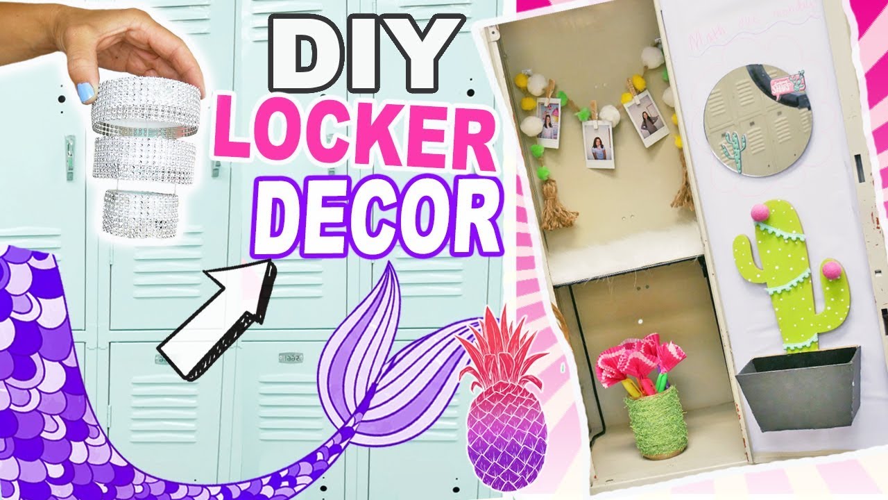 Best DIY Locker Decor | Easy Fun Back To School Crafts Compilation ...