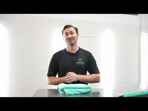 Рушник для сушки авто Armour Detail Supply Twisted Loop Large Towel, 60×90 cm | склад 70/30 | 1100 GSM, видео 1