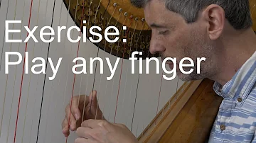 A fundamental finger exercise on the harp - Harp Tuesday ep. 254