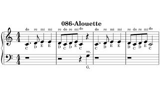 086-Alouette music sheet
086-Alouette music sheet
Music sheet and PDF file are available at my website http://mtbink.com/song-book/086-alouette.html
YouTube playlist (song book 3): https://www.youtube.com/playlist?list=PL_sb6JEzVuR-XeBKCZ4eZBysoufKHDdEk 086-Alouette music sheet