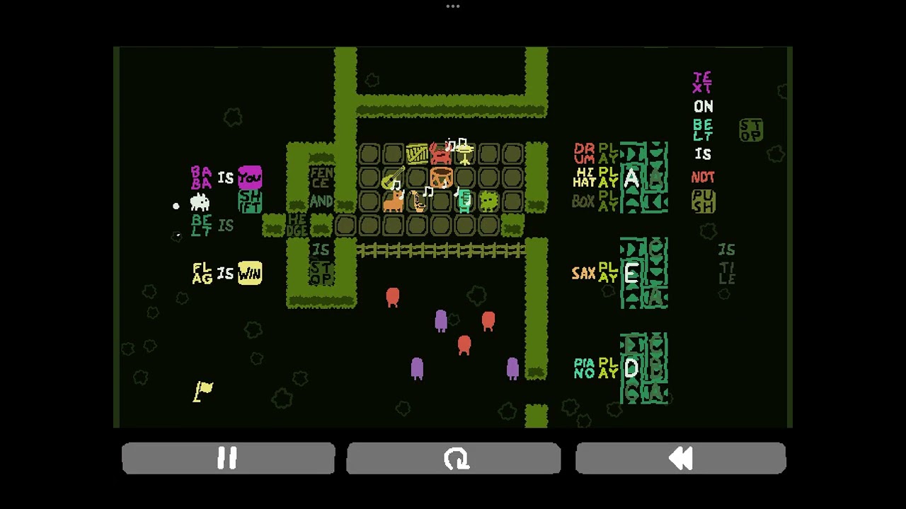 Baba is you new adventures level 2 :/.