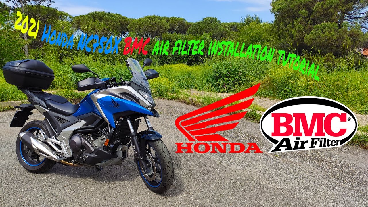 2021 Honda NC750X BMC air filter installation tutorial