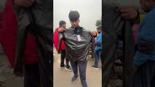 chor bajar me itni achi jacket ? | मात्र ₹750/- में लैदर जैकेट | chorbazar jacket shorts viral