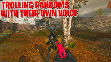 Trolling Randoms With Their Own Voice on MW3 (Funny Reactions)