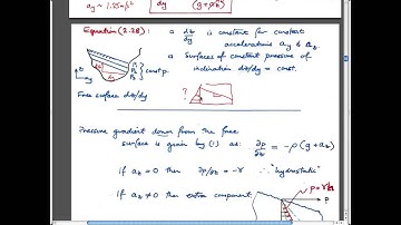 4:1 Fluid Pressures - Accelerating Fluids - Linear and Rotational