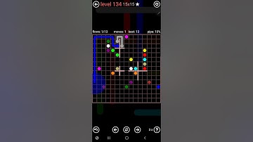 How To Solve Flow Free Star Field Pack Level 134 14x14 Board Walk Through Solution Walkthrough