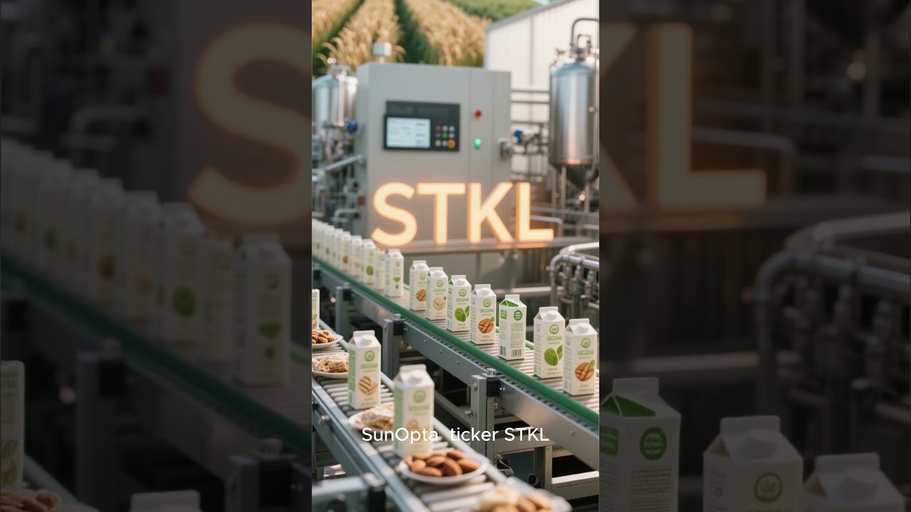 🥛 The 'Hidden Giant' Behind Oat Milk? A Look at SunOpta's ($STKL) Strategy
