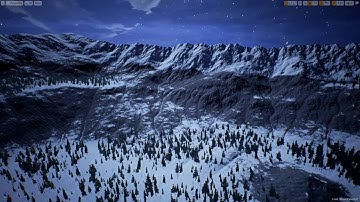 Winter a Project for unreal engine 4 part 2 Painting Snow