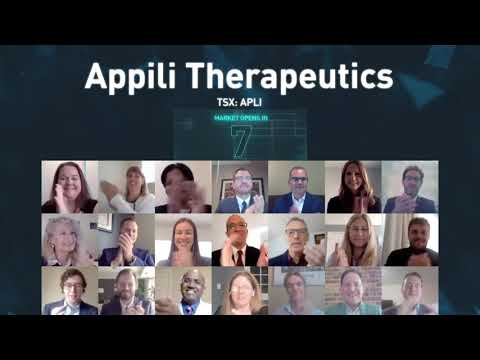 TMX Group congratulates Appili Therapeutics (TSX: APLI) for graduating from TSX Venture to TSX Exchange.