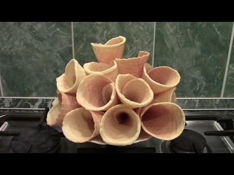 Вафельный рожок как сделать самому