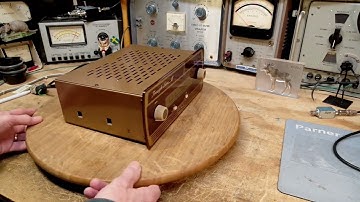 British Leak Trough-Line 2 FM Tuner Video #1 - Checkout and Power Up