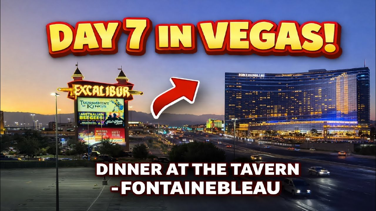 🎰 Видеоблог о 7-м дне в Лас-Вегасе | Фонтенбло, проигрыши в игровых автоматах, видеопокер и посещ...