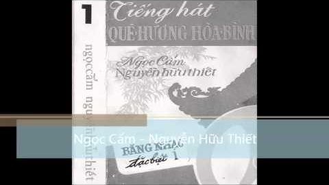 Ngoc Cẩm   Nguyễn Hữu Thiết